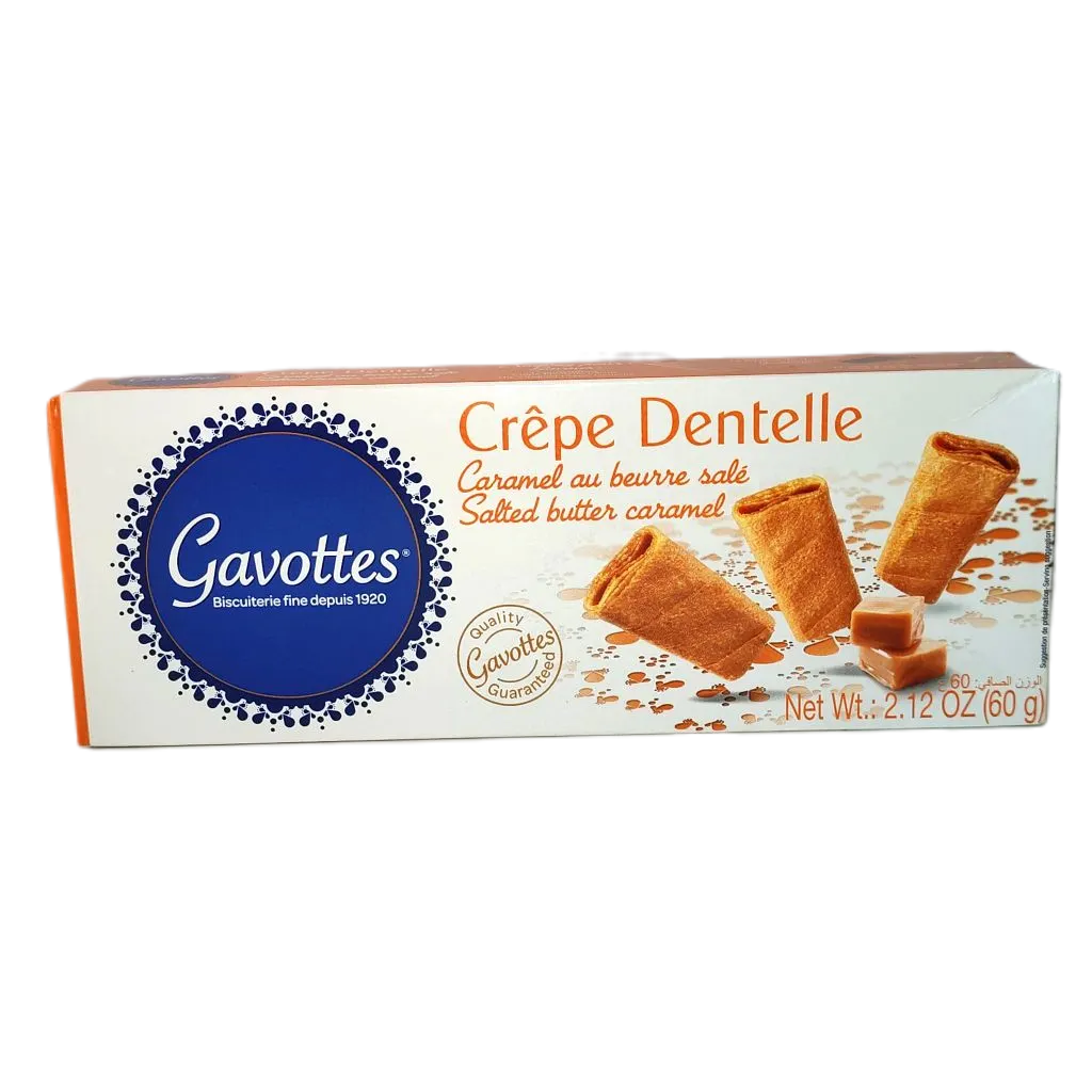 Crêpe dentelle saveur caramel au beurre salé 60g - GAVOTTES