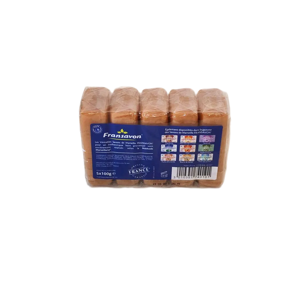 Savon de Marseille bain provençal 5x100g - FRANSAVON  - vue 3