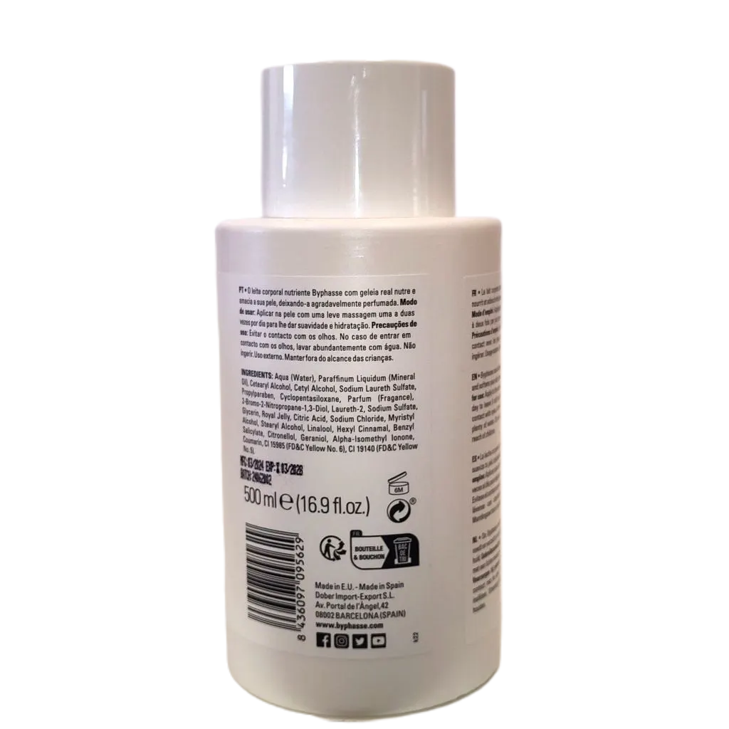 Lait corporel à la gelée royale 500ml - BYPHASE - vue 2