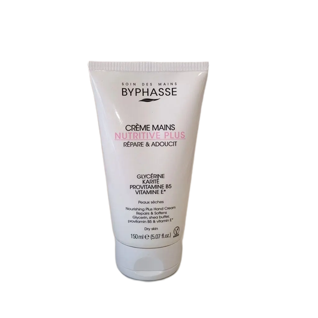 Crème mains nutritive plus 150ml - BYPHASSE 