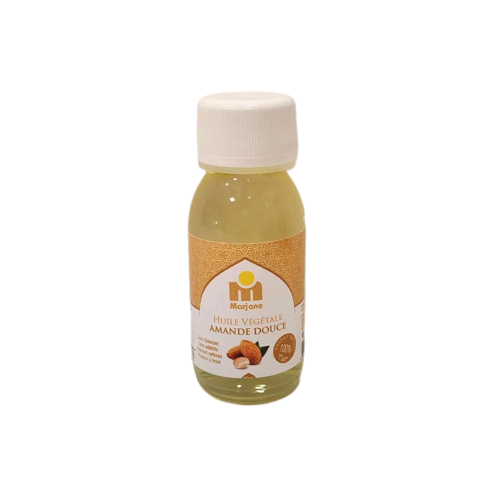 Huile végétale d'amande douce 60ml - MARJANE