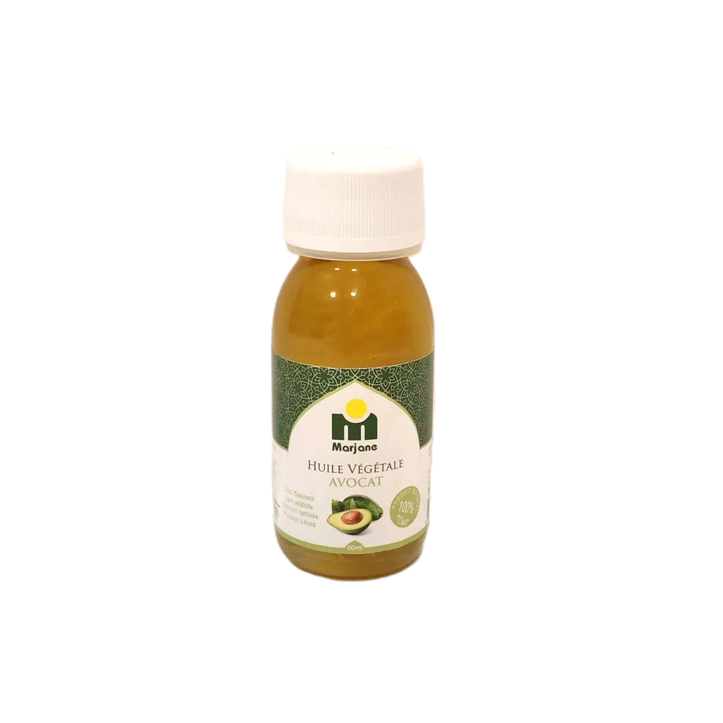Huile végétale d'avocat 60ml - MARJANE