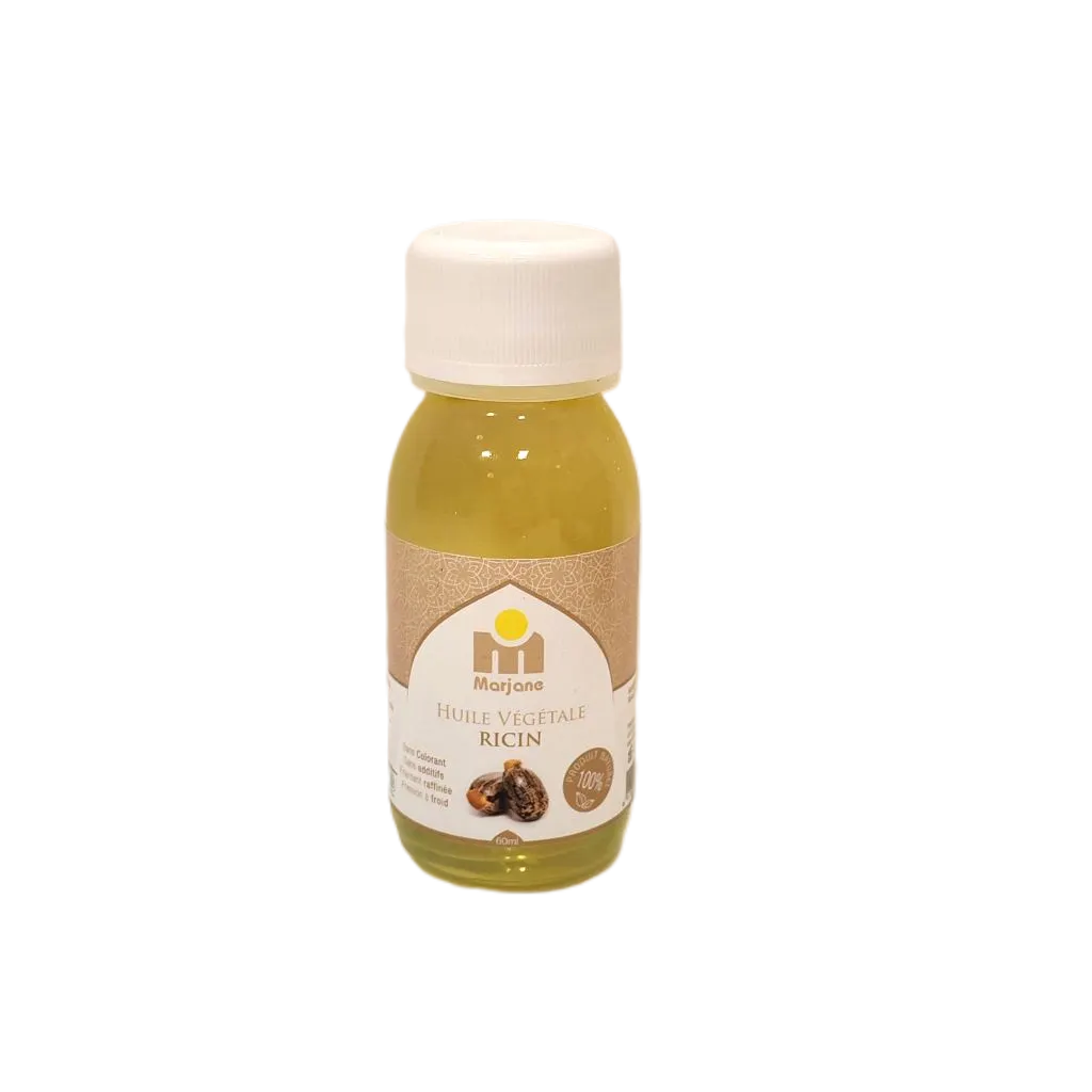 Huile végétale de ricin 60ml - MARJANE