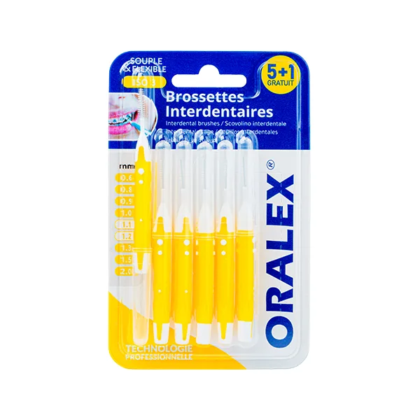 Brossettes interdentaire x5u 1.3-1.5mm - ORALEX