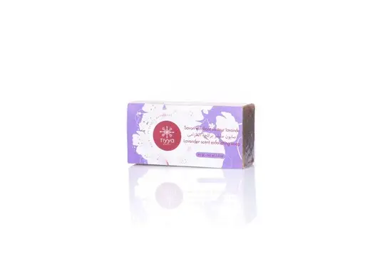 Savon exfoliant à la lavande 80g - TIYYA