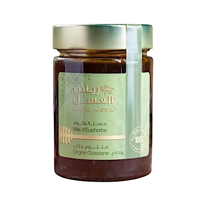 Miel d'euphorbe pot en verre 400g - RIAD EL AÂSSAL