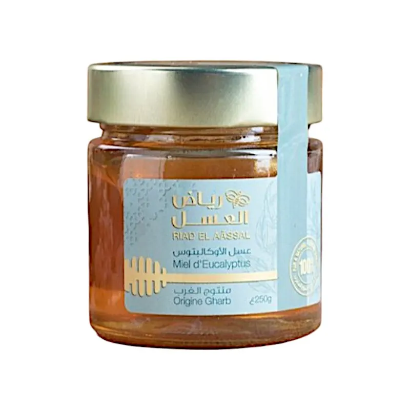 Miel d'eucalyptus pot en verre 250g - RIAD EL AÂSSAL