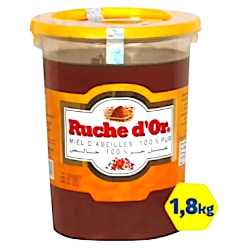 Miel de fleurs 1,8Kg - RUCHE D'OR