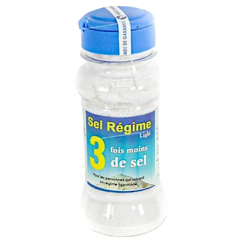 Sel régime light 3 fois moins de sel 160g - LA COLOMBE