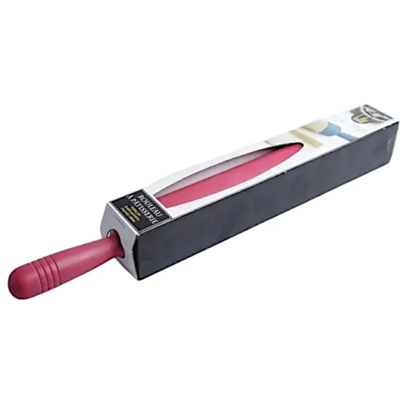Rouleau pâtisserie en silicone 3 coloris 23cm