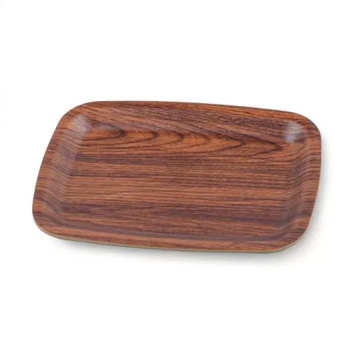 Plateau mini melamine effet bois