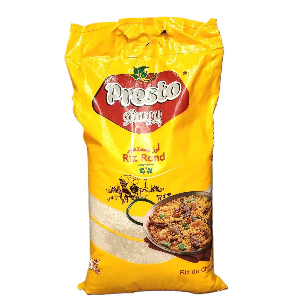 Riz rond jaune 5Kg - PRESTO