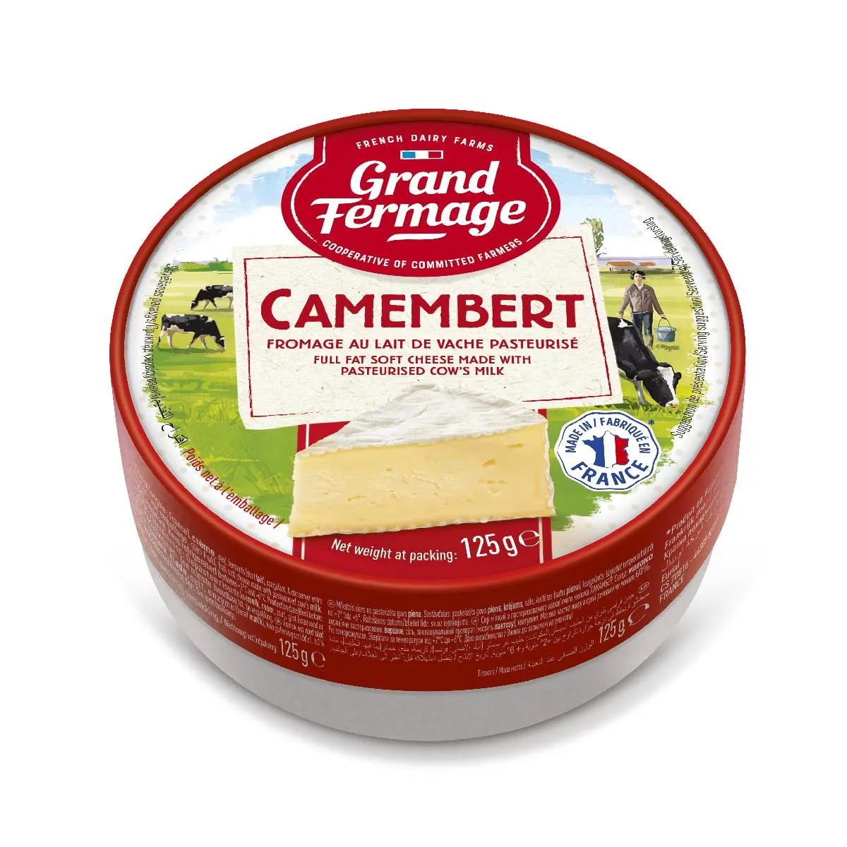 Fromage camembert 125g - GRAND FERMAGE