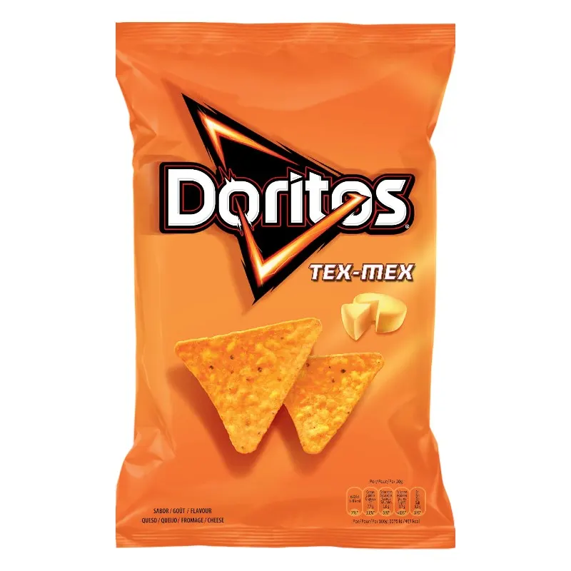 Tortillas chips de maïs saveur fromage Tex-Mex 120g - DORITOS