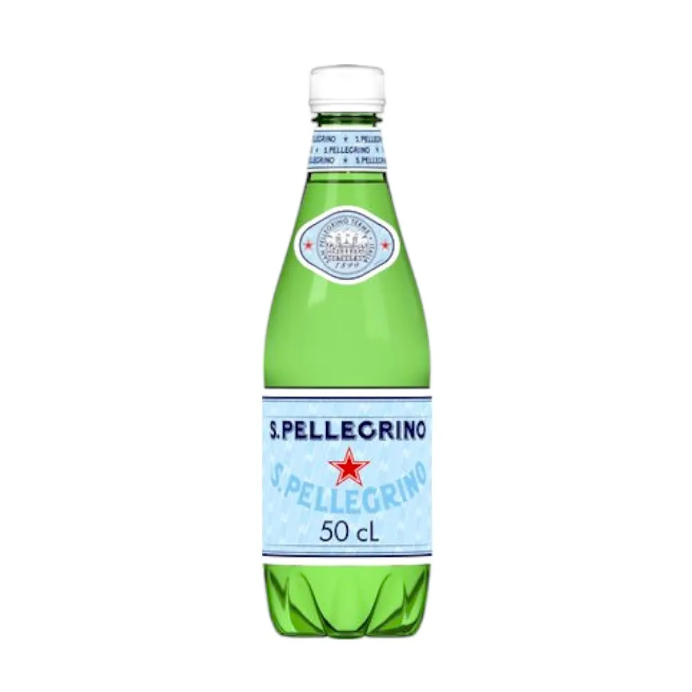 San pellegrino Eau minérale gazeuse bouteille en plastique 50cl