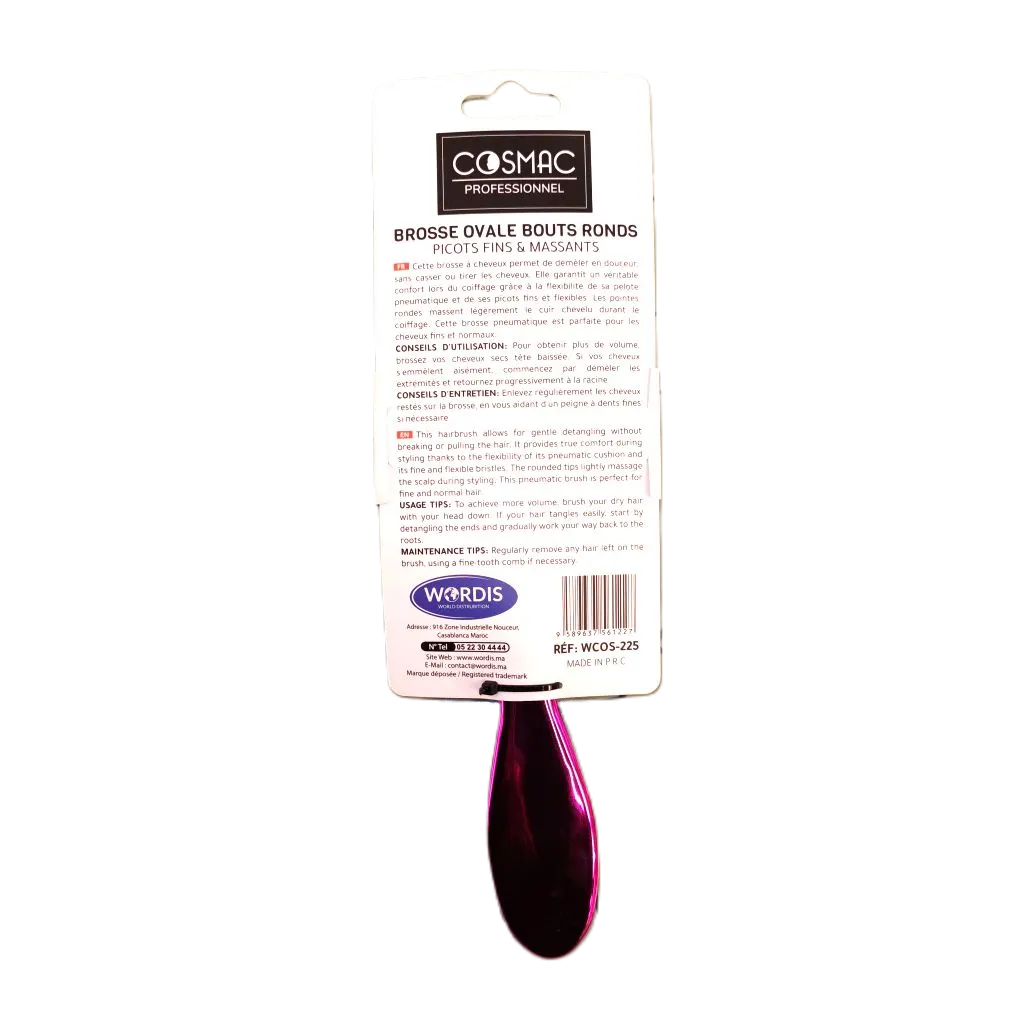 Brosse à cheveux massage & lissage - COSMAC - vue 2