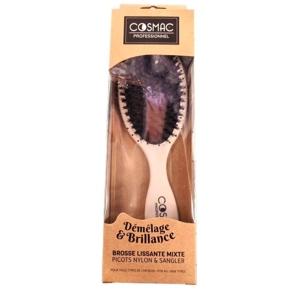 Brosse à cheveux démêlage & brillance