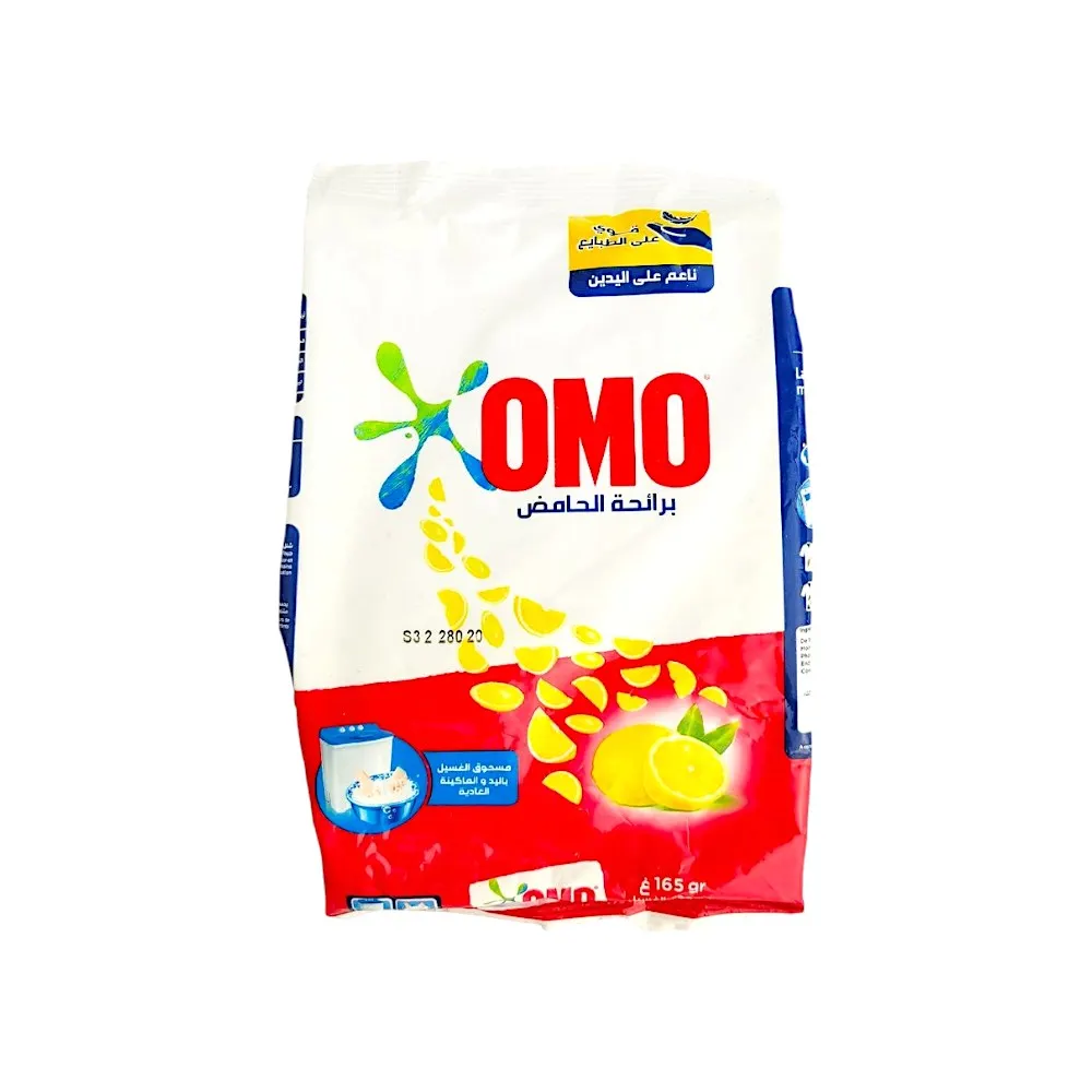 Lessive main en poudre parfum citron 165g - OMO