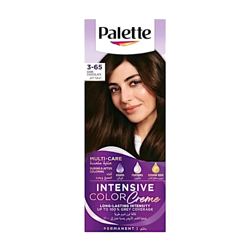 Crème colorante intensive chocolat noir 3-65 - PALETTE