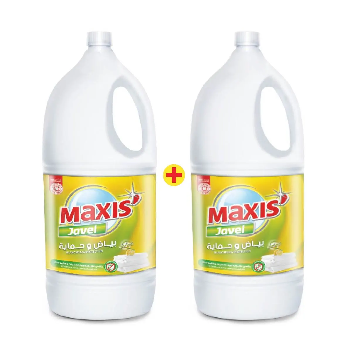 2 Eau de Javel citron x2,5L - MAXIS