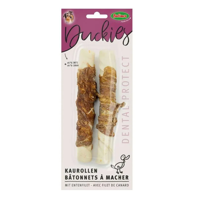 Duckies bâtonnets à mâcher au canard - BUBIMEX