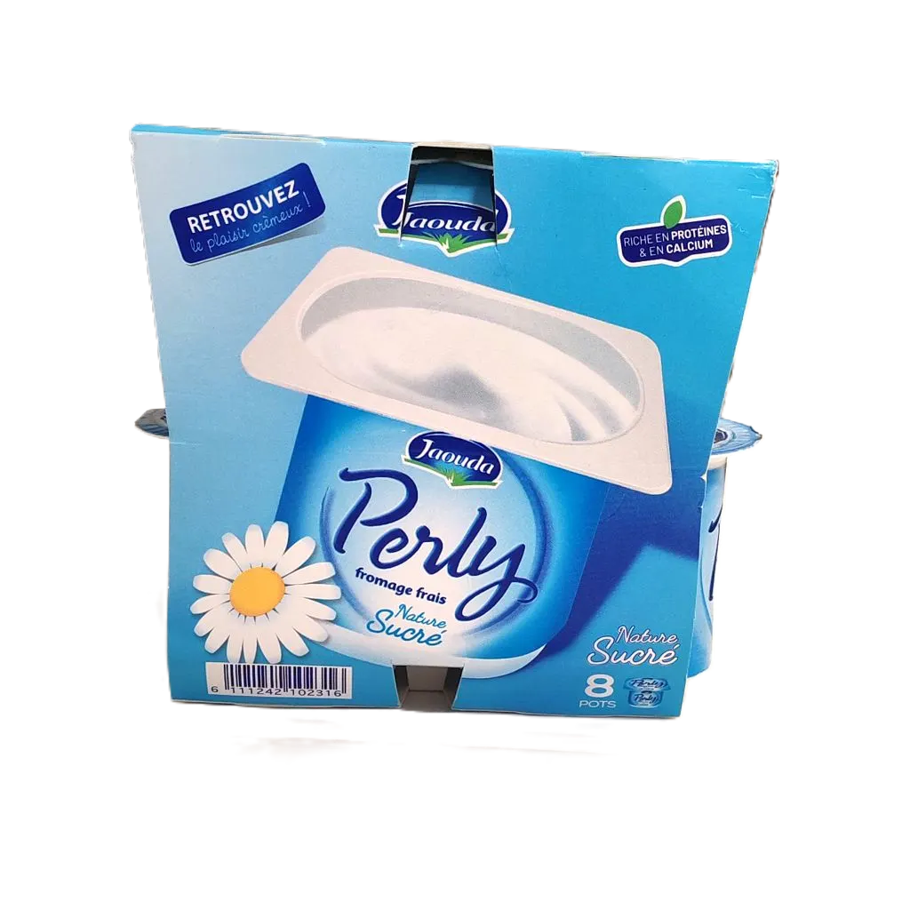 Fromage frais sucré 8x80g - PERLY