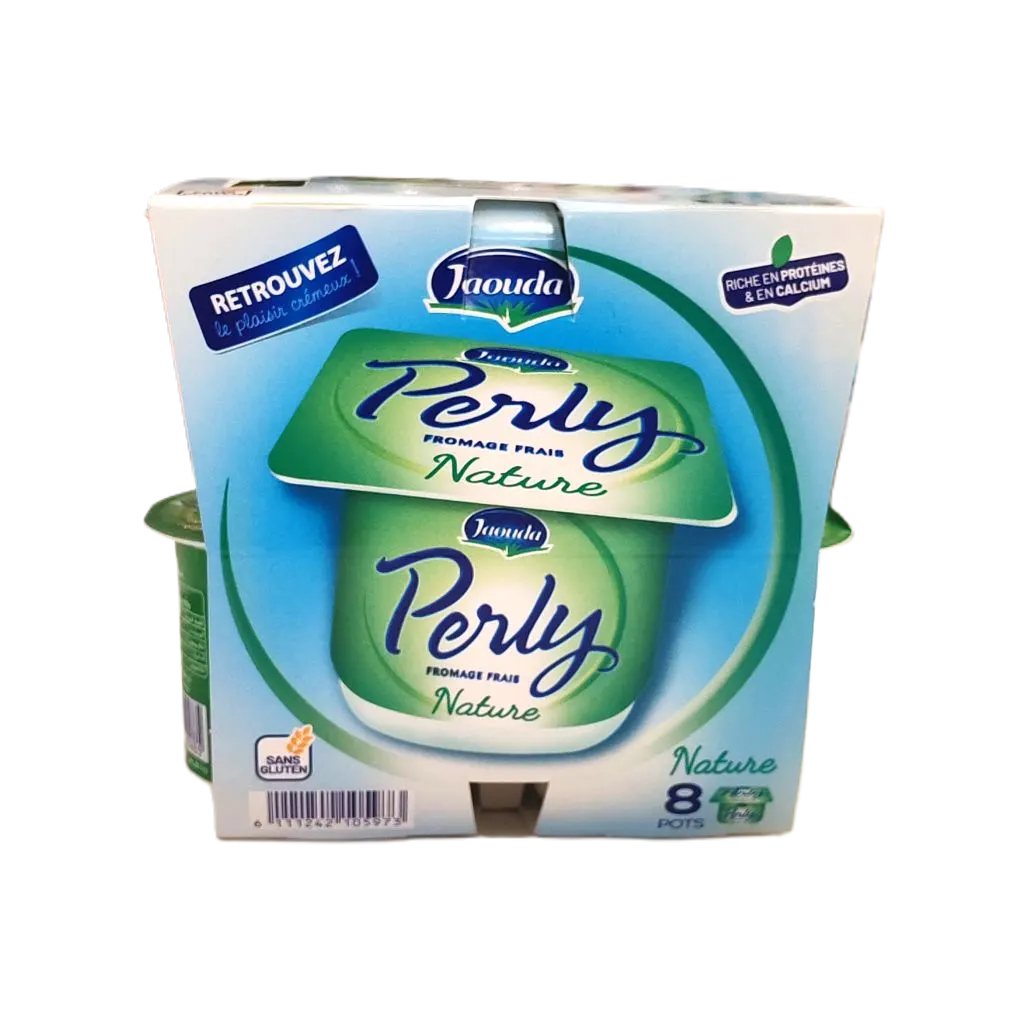 Fromage frais nature 8x80g - PERLY
