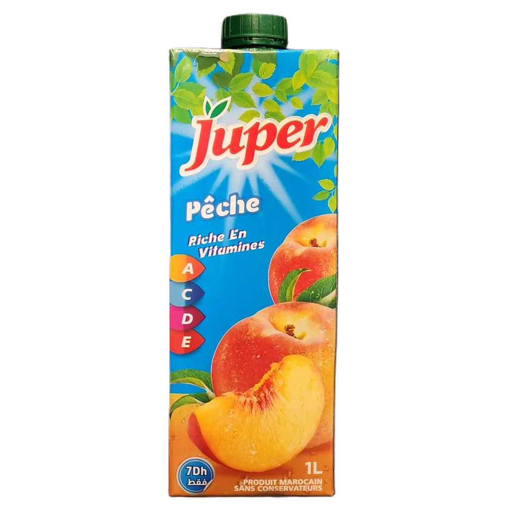 Juper boisson au jus de pêche 1L