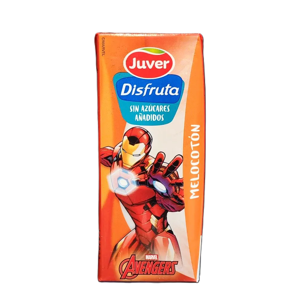 Juver Disfruta jus de pêche sans sucres ajoutés 20cl