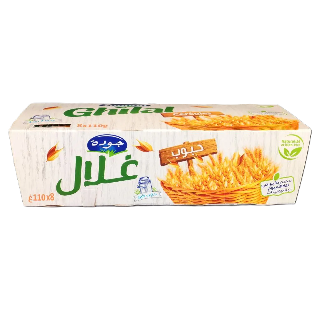 Yaourt céréales Ghilal 8x110g - JAOUDA