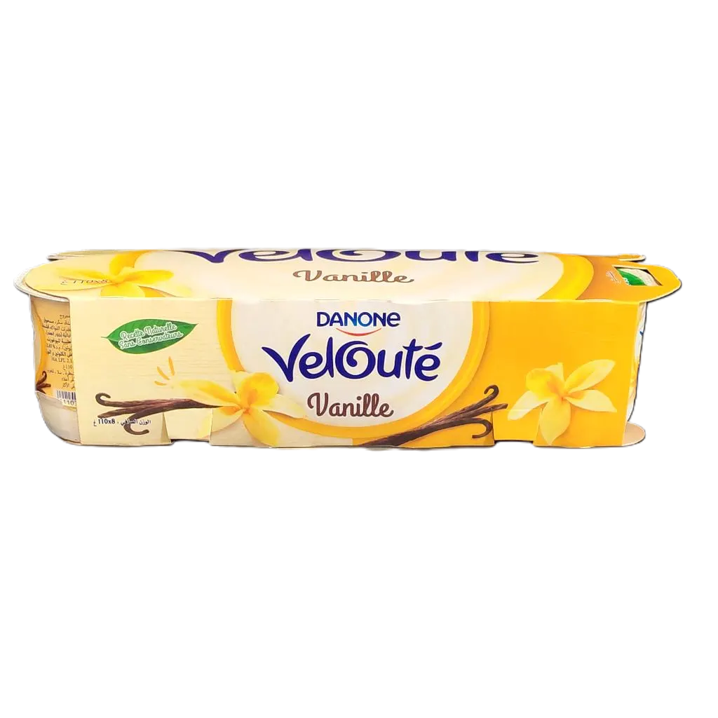 Yaourt brassé vanille Velouté 8x110g - DANONE
