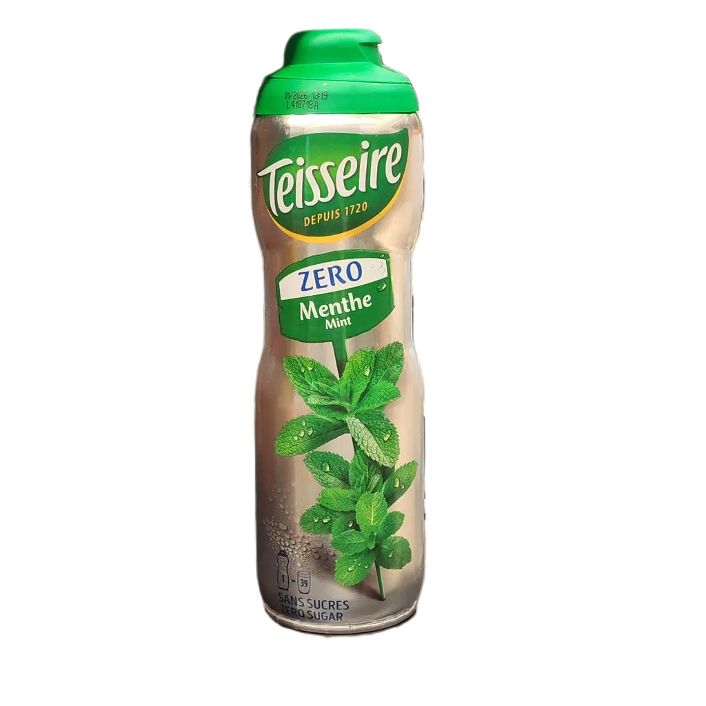 Teisseire Sirop de menthe zéro sucre 60cl