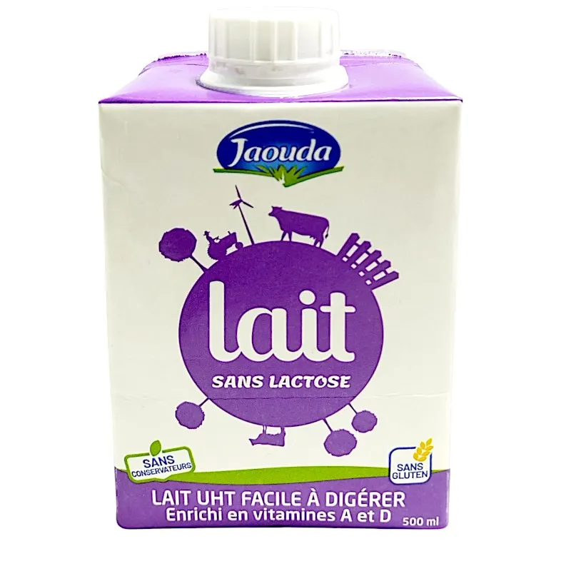 Lait UHT sans lactose 500ml - JAOUDA