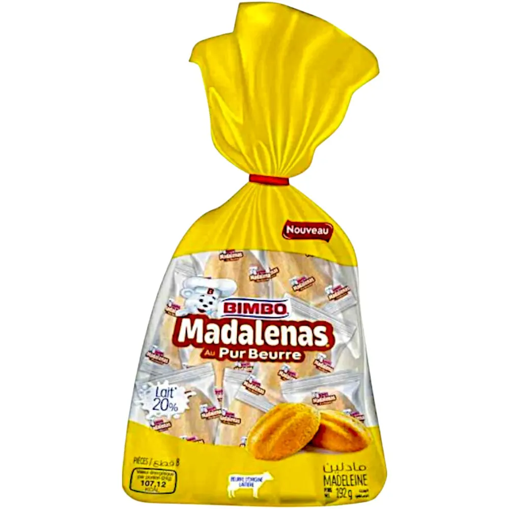 Madeleine pur beurre Madalenas x8 unités  192g - BIMBO