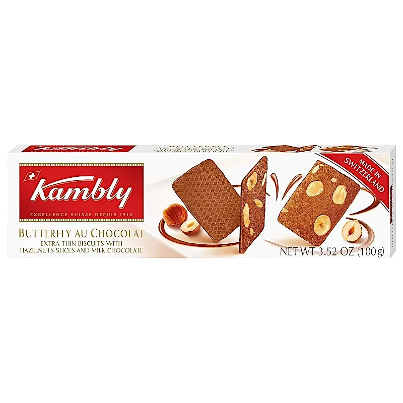 Biscuits chocolat lait et amandes Florentin 100g - KAMBLY