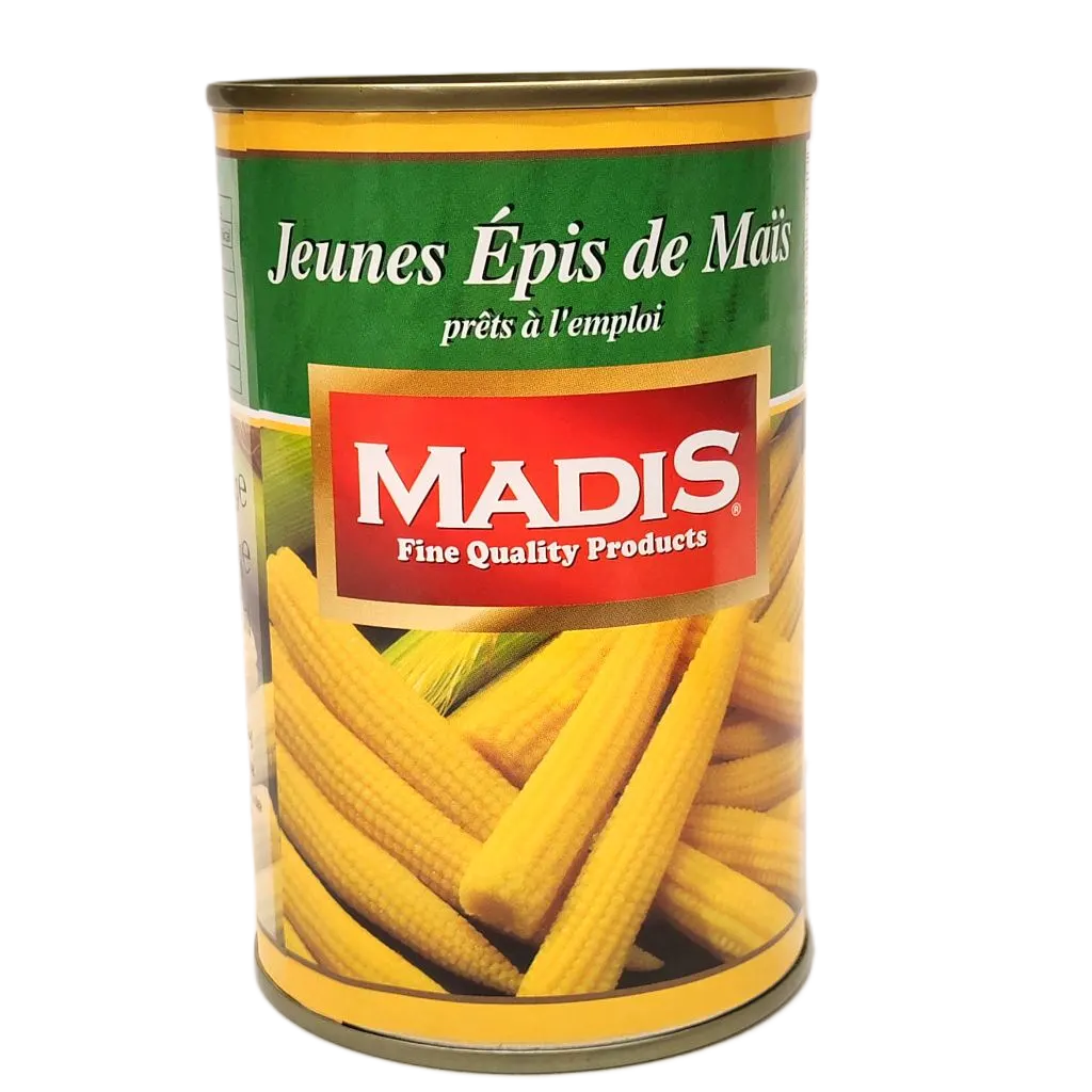 Jeunes épis de maïs 425g - MADIS
