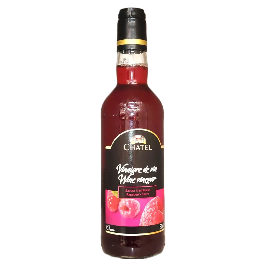 Vinaigre de vin aromatisé à la framboise 500ml - CHATEL