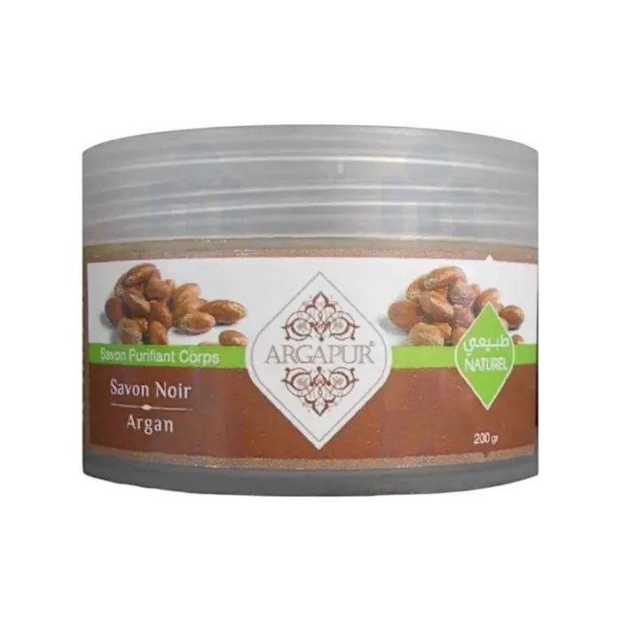 Savon noir à l'huile d'argan 200g - ARGAPUR
