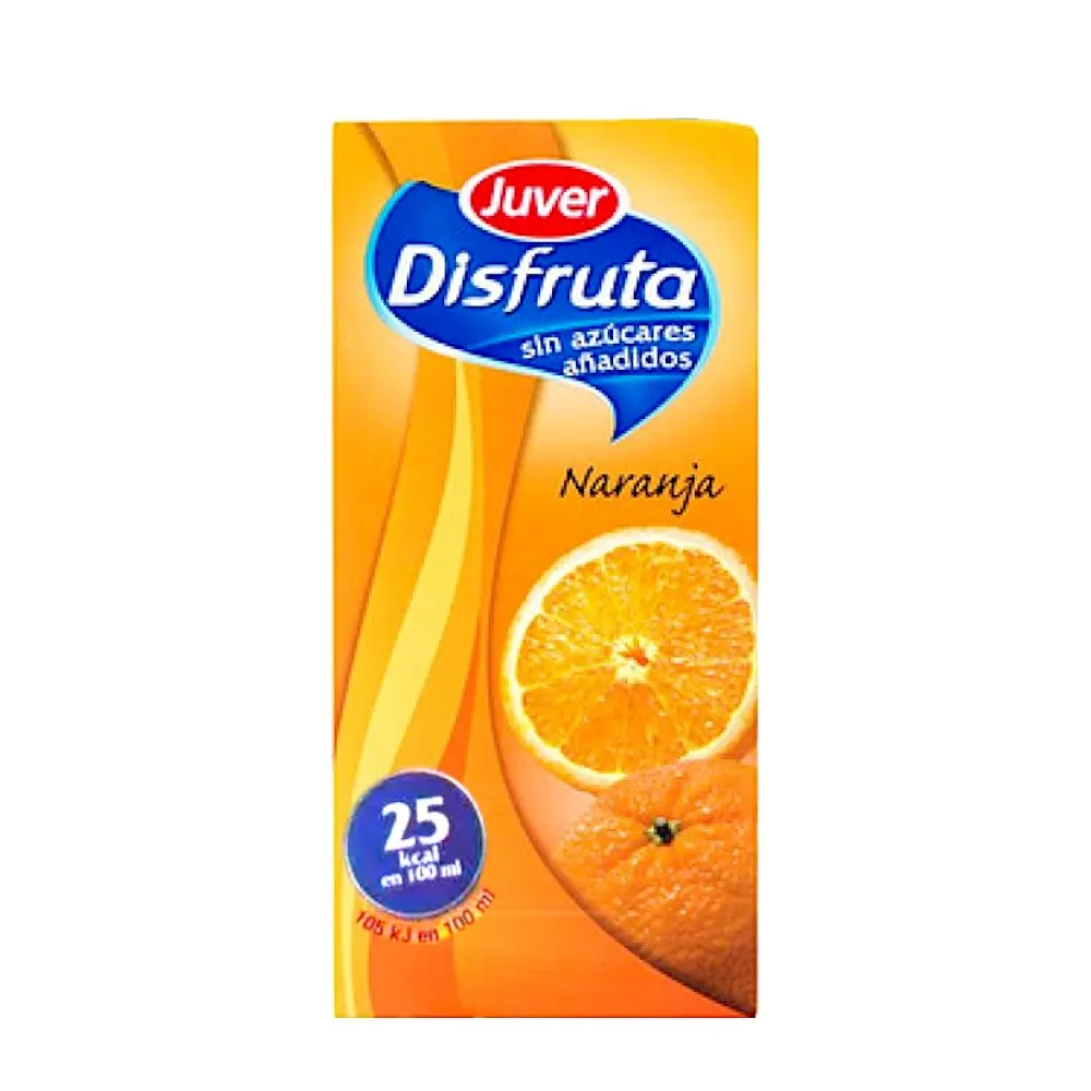 Juver Disfruta jus d'orange sans sucres ajoutés 200ml