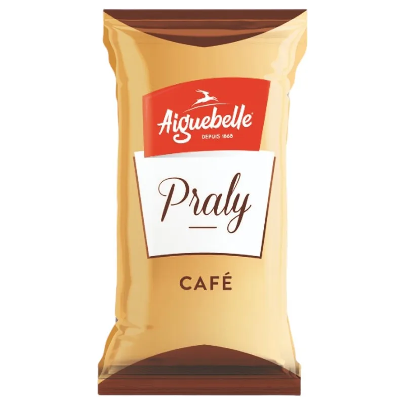 Chocolat au lait fourré café Praly 25g - AIGUEBELLE