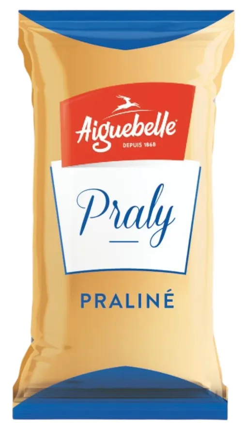 Chocolatau lait fourré praliné Praly 25g - AIGUEBELLE