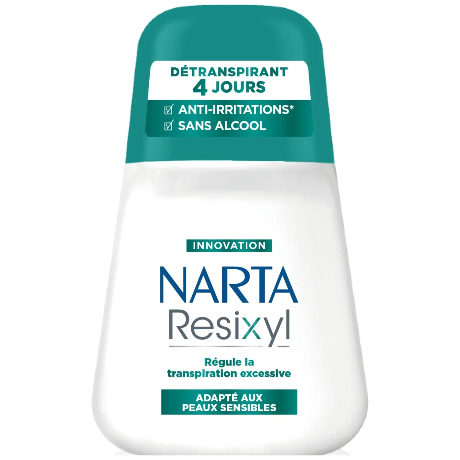 Déodorant bille femme resixyl pour peaux sensibles 72H 50ml - NARTA