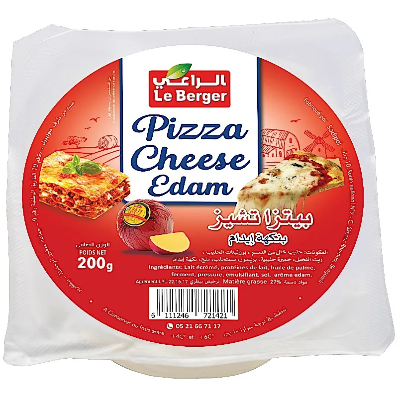 Fromage pizza arôme edam 200g - LE BERGER