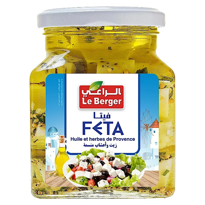 Fromage Féta à l'huile d'olive 300g - LE BERGER