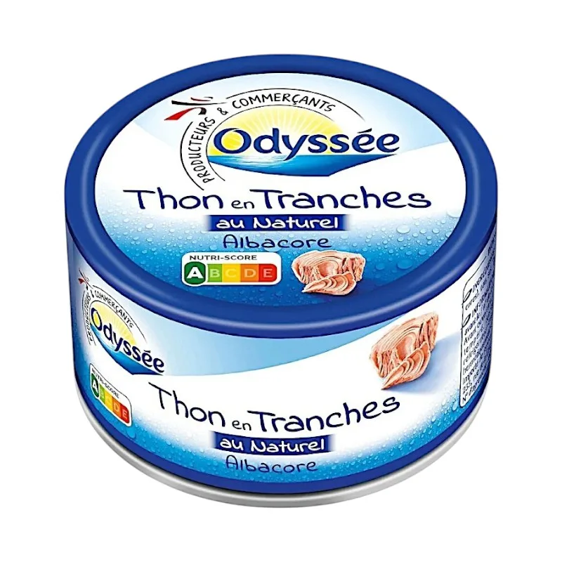 Intermarché - Thon en tranches au naturel Albacore 93g - ODYSSÉE 
