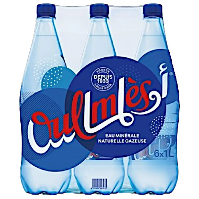 Oulmès Eau minérale gazeuse 6x1L