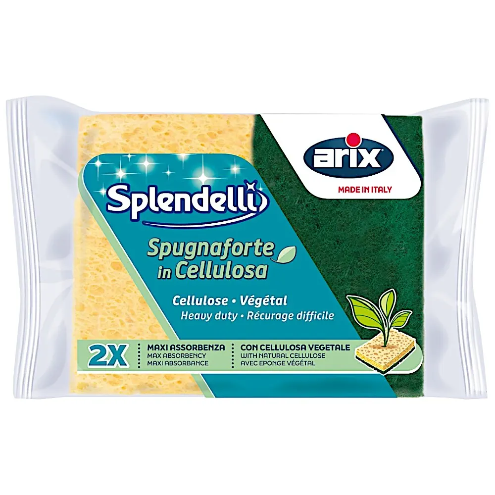 Tampons éponges végétales à récurer x2 pièces - ARIX