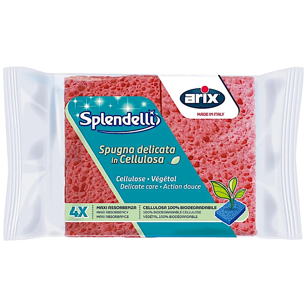 Éponges végétales tout usage x4 pièces - ARIX