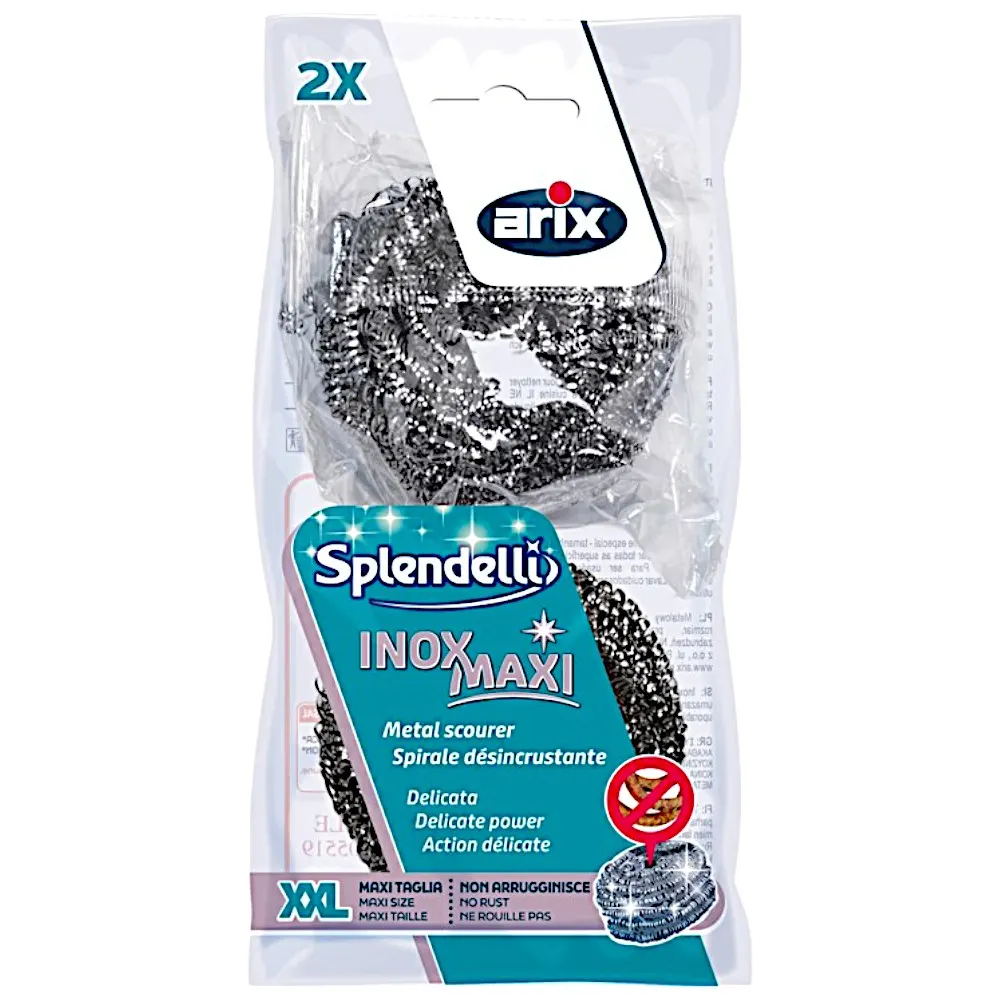 Tampons spirales en acier inoxydable 15g x2 pièces - ARIX