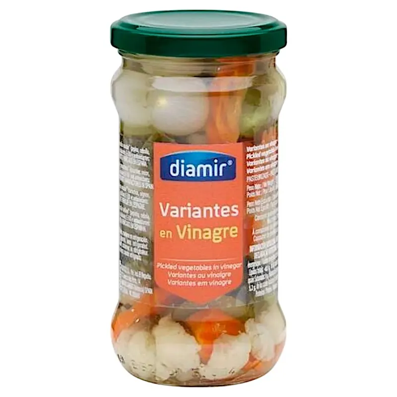 Variante de légumes au vinaigre pot 314ml - DIAMIR